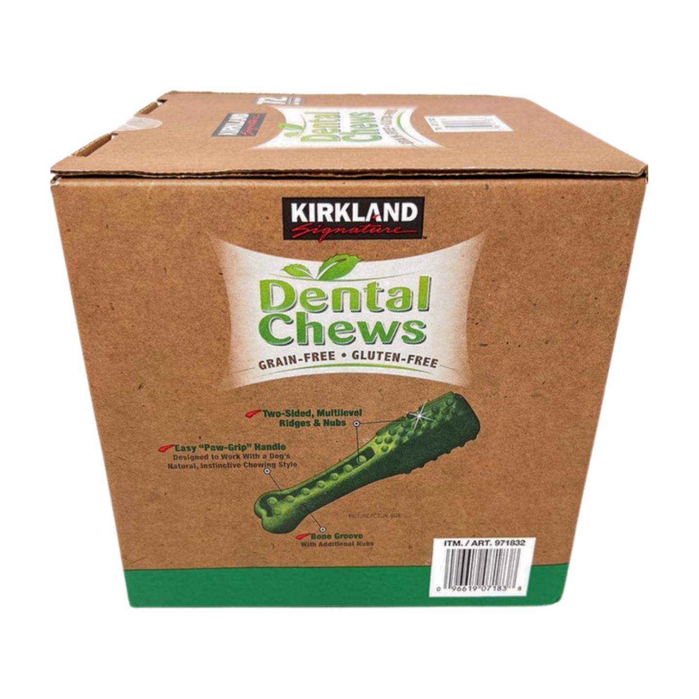 Kirkland Signature Dental Chews, 72-Count, Pack of 2