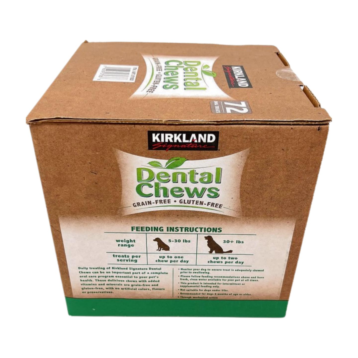 Kirkland Signature Dental Chews, Grain-Free & Gluten-Free, 72-Count