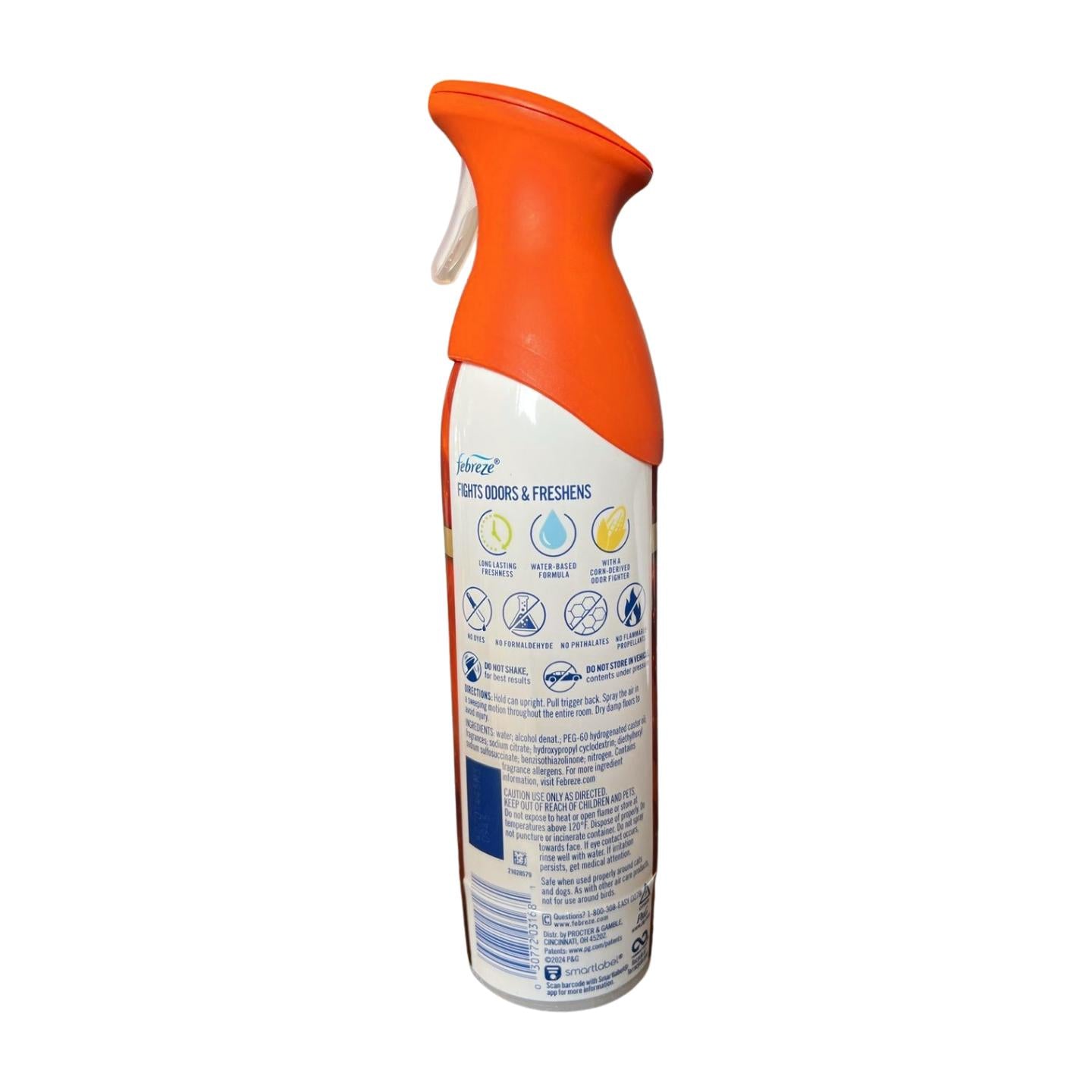 Febreze Air Mist Air Freshener Spray, Ocean & Hawaiian Aloha Scent, 8.8oz, 3 Count, Odor-Fighting Room Spray