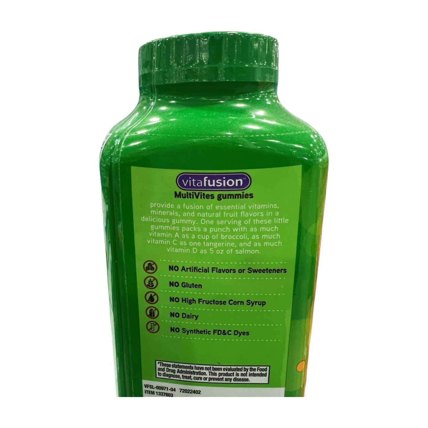 Vitafusion MultiVites Gummy Multivitamins for Adults, 12 Vitamins & Minerals, Berry, Peach & Orange Flavor, 260 Count, 130-Day Supply