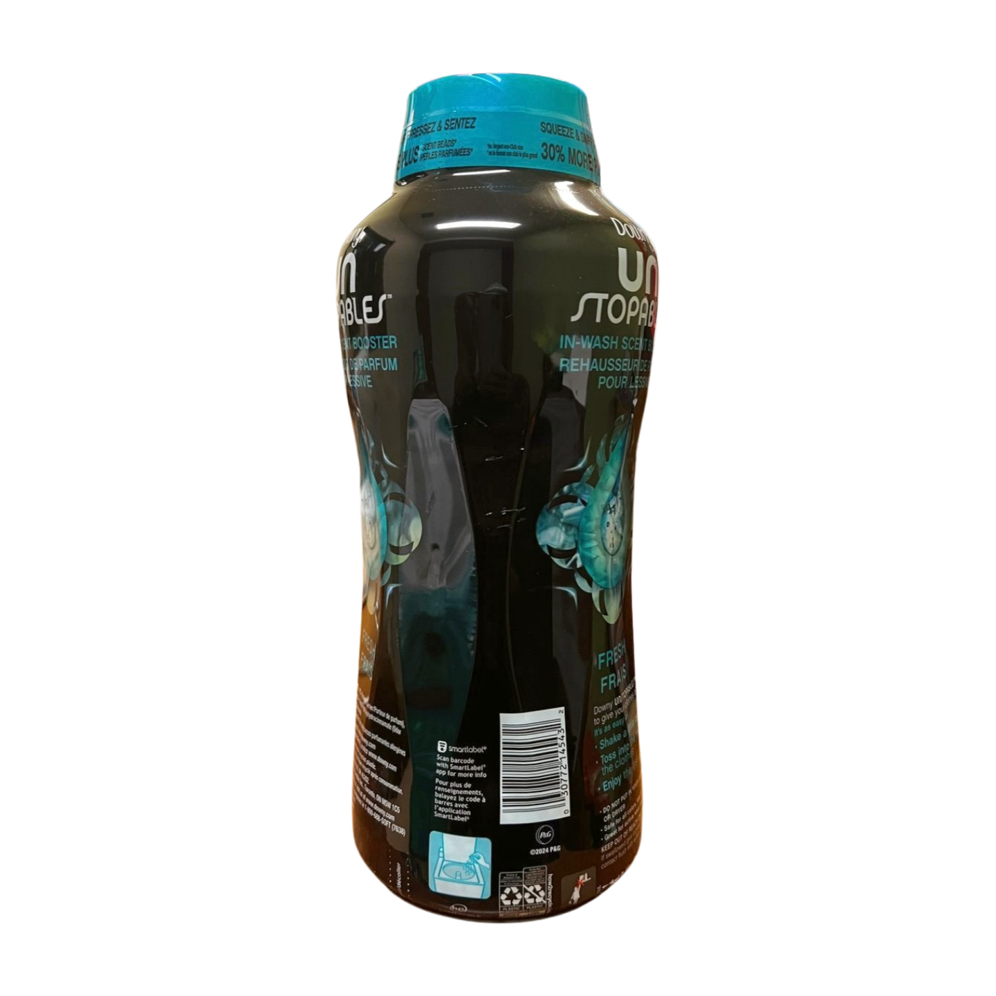 Downy Unstopables In-Wash Scent Booster, 1.13 kg (2.4 lb), 30% More Beads + LuxuryDelight Cup (Color May Vary)
