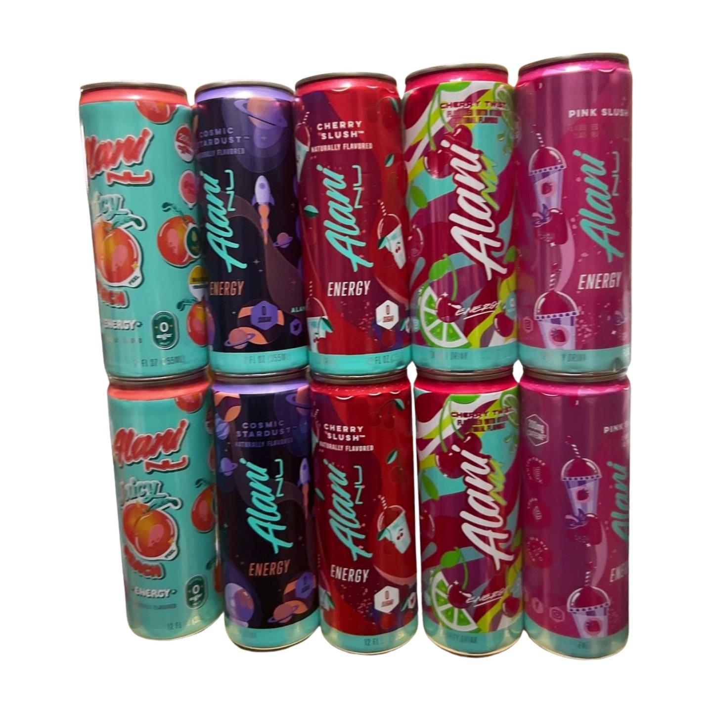 Alani Energy Drink Assorted Variety Pack 12 Fl Oz Cans (10 Pack)