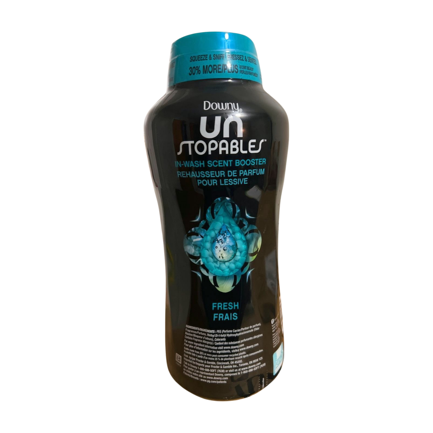 Downy Unstopables In-Wash Scent Booster, 1.13 kg (2.4 lb), 30% More Beads + LuxuryDelight Cup (Color May Vary)