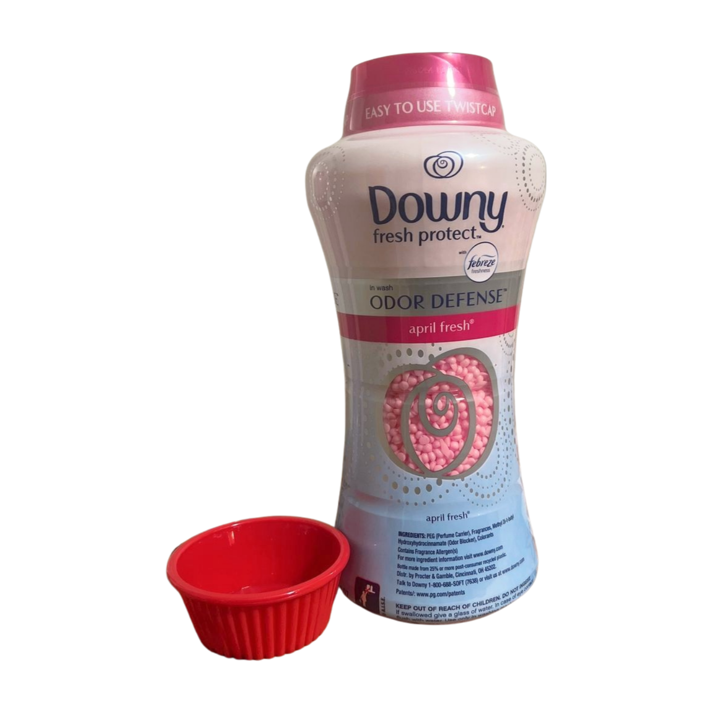 Downy Fresh Protect Odor Defense, 28.3 Oz, Pack of 2 + LuxuryDelight Cup